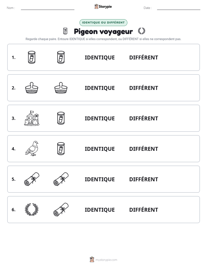 Identique ou Différent