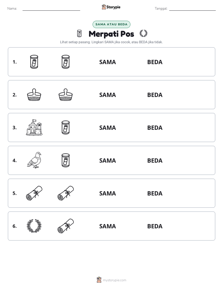 Sama atau Berbeda
