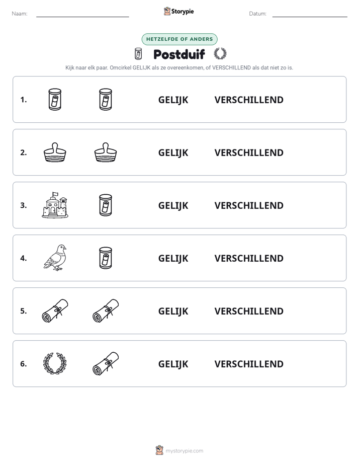 Zelfde of Verschillend