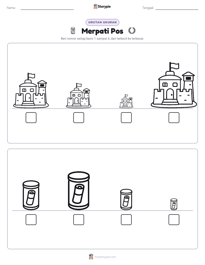 Urutan Ukuran