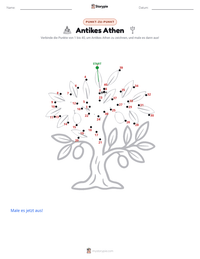 Antikes Athen druckbare Arbeitsblatt Vorschau