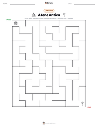 Anteprima della scheda stampabile di Atene Antica