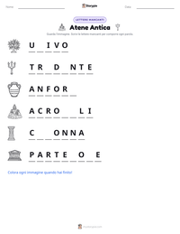 Anteprima della scheda stampabile di Atene Antica
