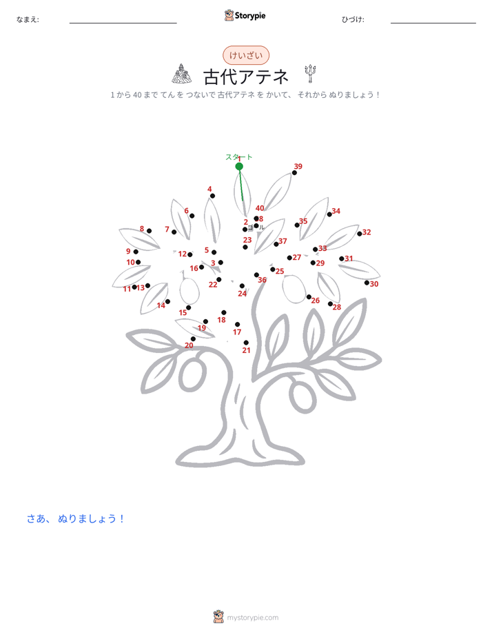 点つなぎ