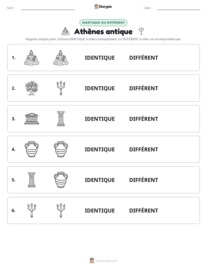 Identique ou Différent