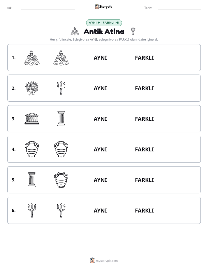 Aynı mı Farklı mı