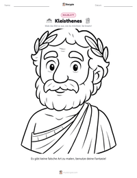 Kleisthenes druckbare Arbeitsblatt Vorschau