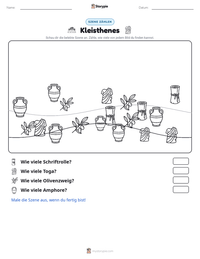 Kleisthenes druckbare Arbeitsblatt Vorschau