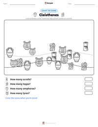 Cleisthenes printable worksheet preview