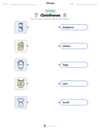 Cleisthenes printable worksheet preview