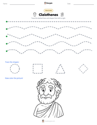 Cleisthenes printable worksheet preview