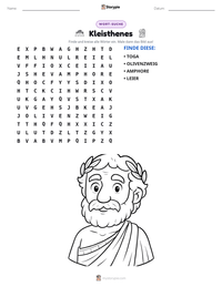 Kleisthenes druckbare Arbeitsblatt Vorschau