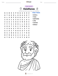 Cleisthenes printable worksheet preview