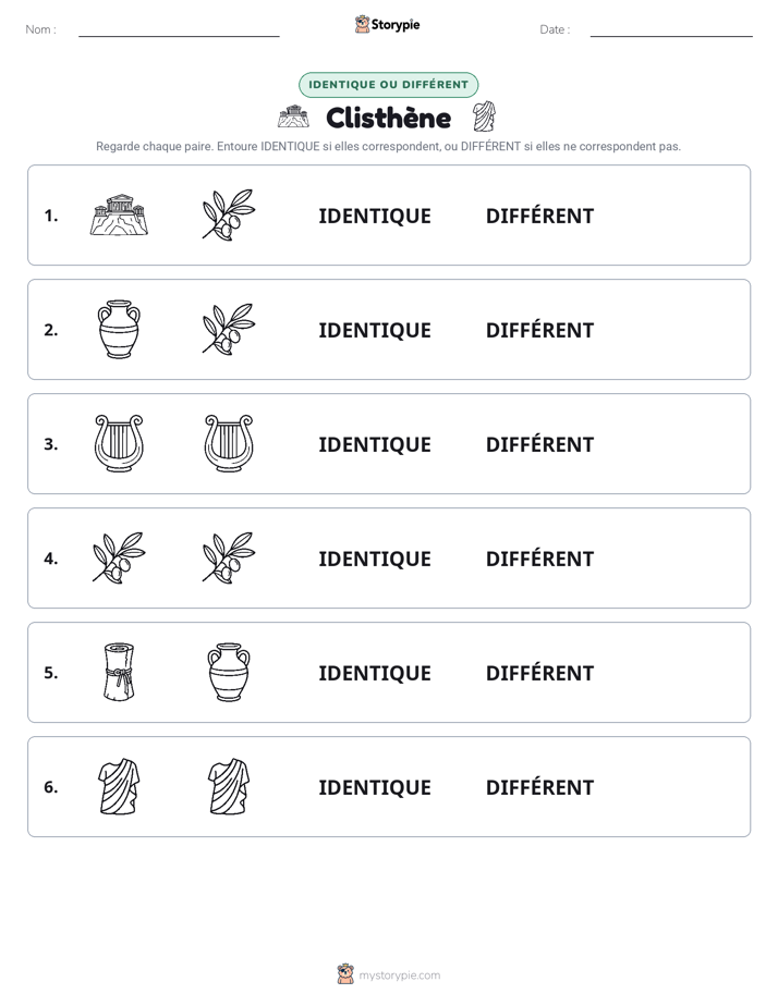 Identique ou Différent