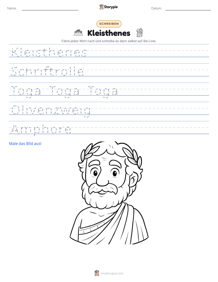 Schreibübung