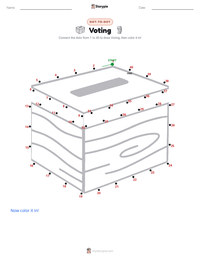 Voting printable worksheet preview