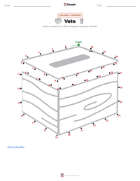 Anteprima della scheda stampabile di Votazione