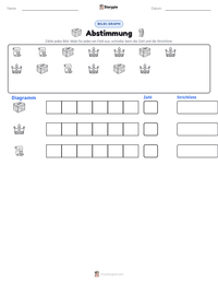 Abstimmung druckbare Arbeitsblatt Vorschau