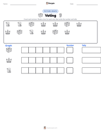 Voting printable worksheet preview