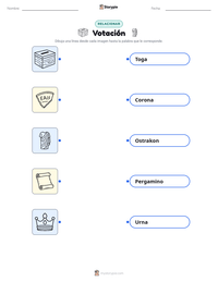 Hoja de trabajo imprimible de Votación para niños