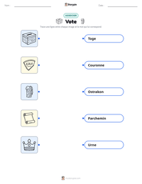 Feuille de travail imprimable Vote pour les enfants