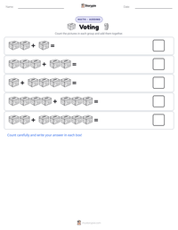 Voting printable worksheet preview