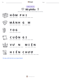 Xem trước tài liệu in sẵn Bỏ phiếu