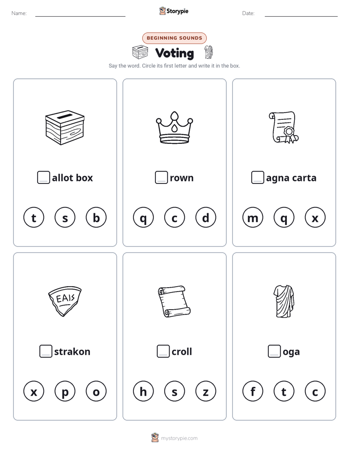 Beginning Sounds