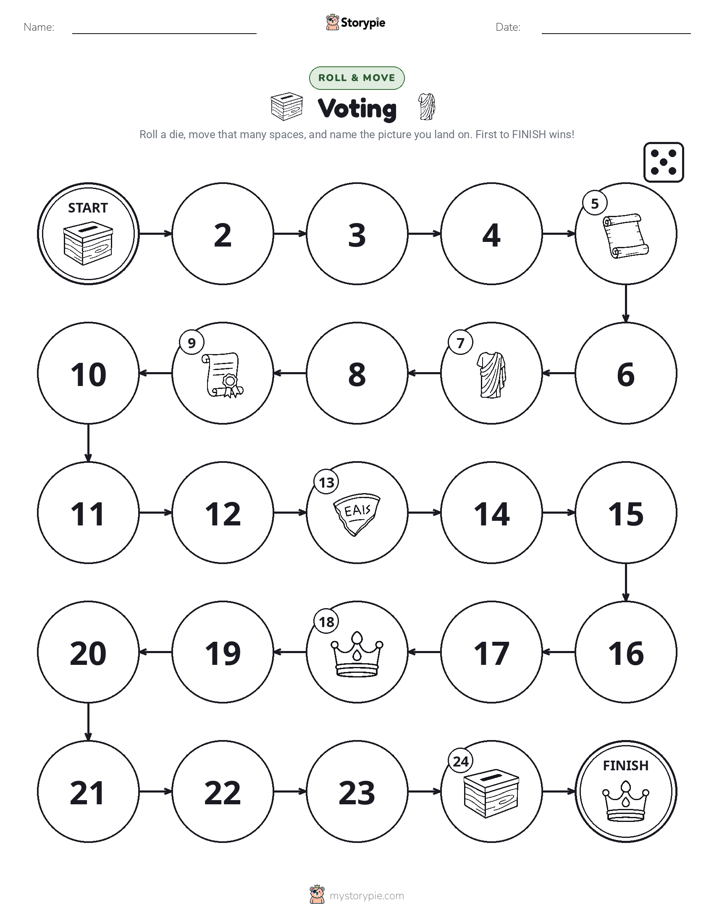 Roll & Move Game