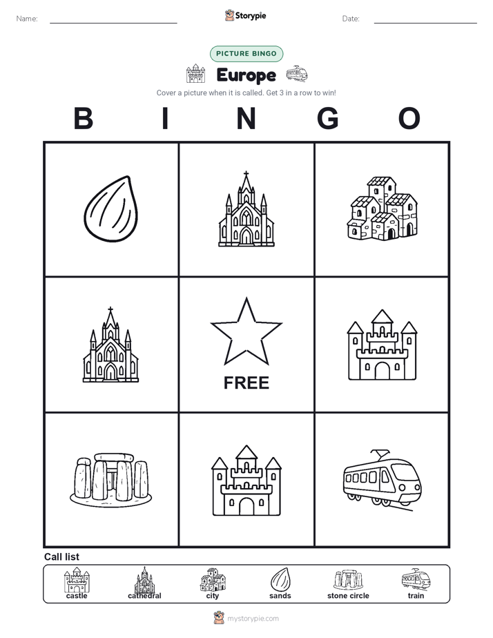 Picture Bingo