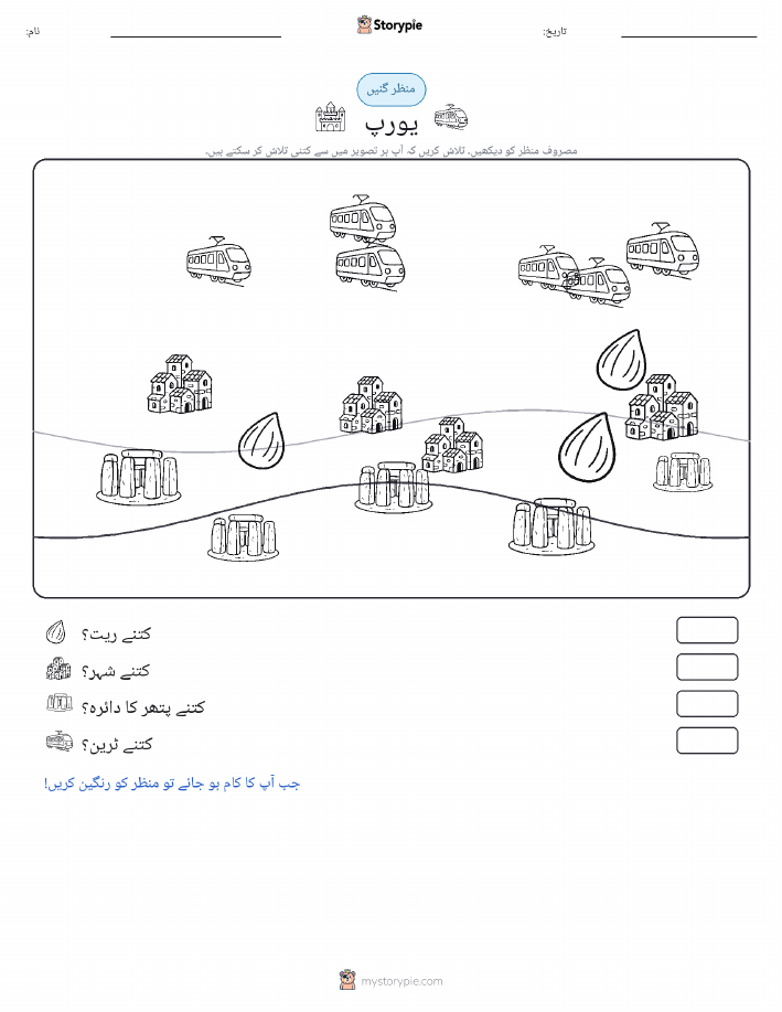 گنتی کا منظر
