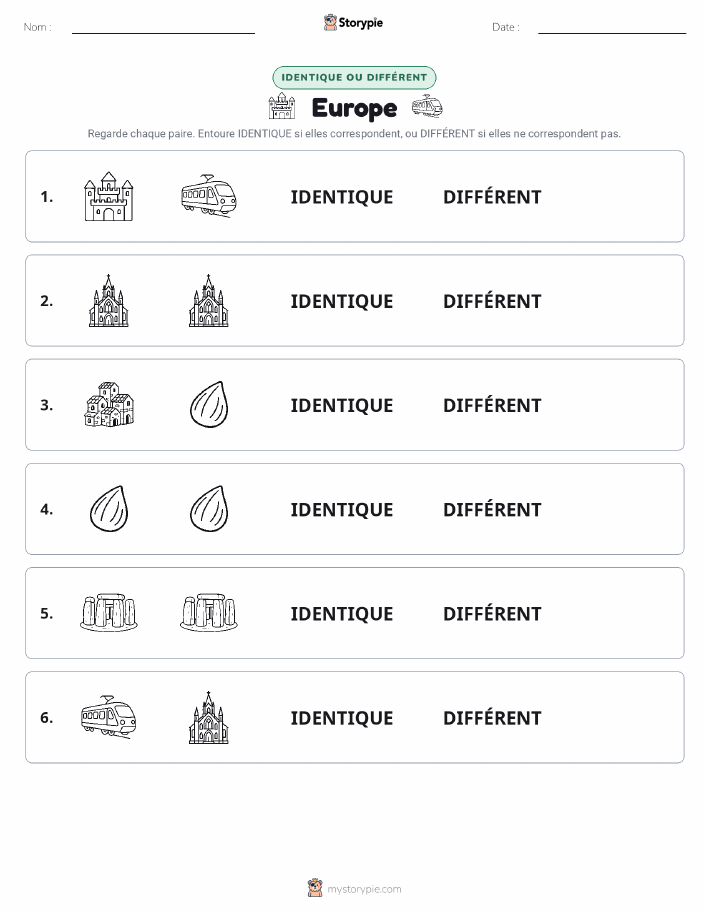 Identique ou Différent