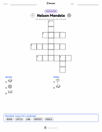 Nelson Mandela printable worksheet preview