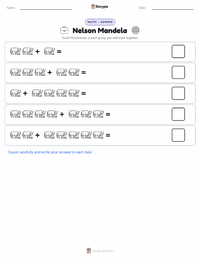 Nelson Mandela printable worksheet preview