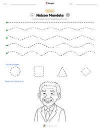 Nelson Mandela printable worksheet preview