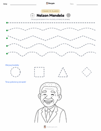 Podgląd drukowalnego arkusza ćwiczeń Nelson Mandela
