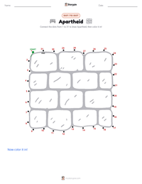 Apartheid printable worksheet preview