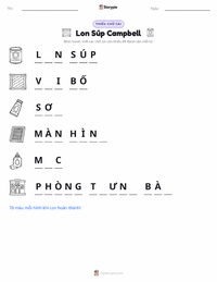 Xem trước tài liệu in sẵn Tranh Hộp Súp Campbell