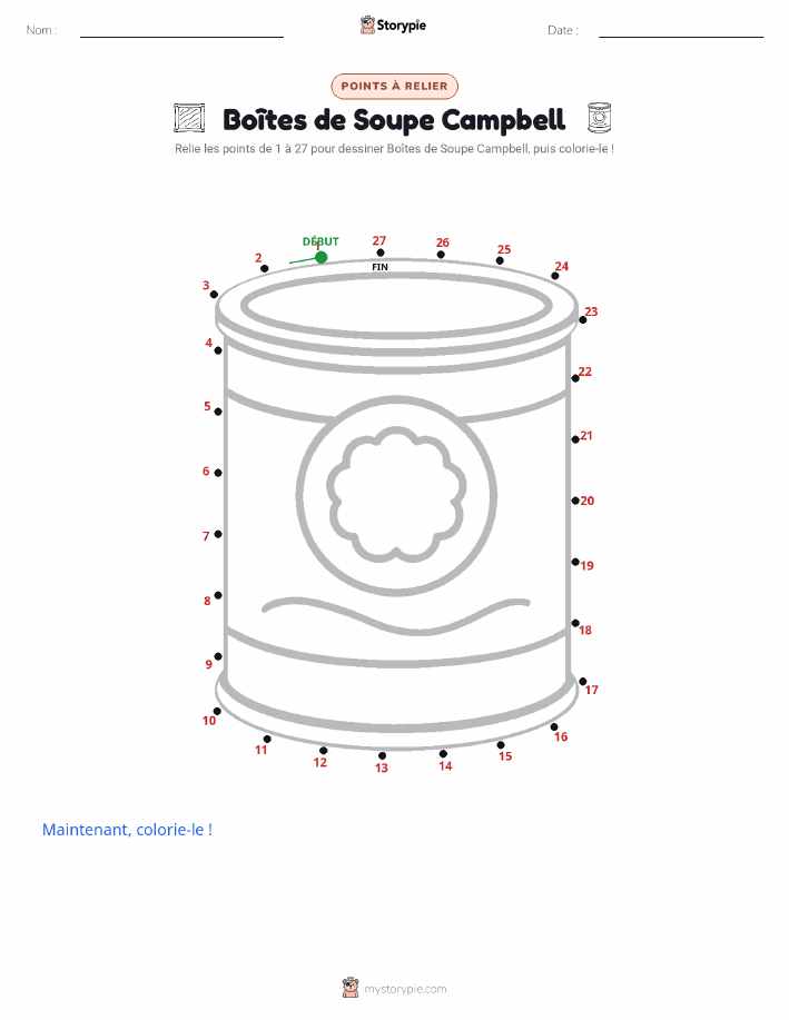 Relie les points