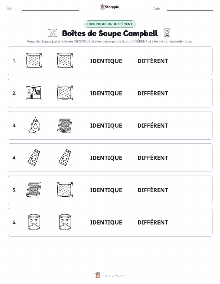 Identique ou Différent