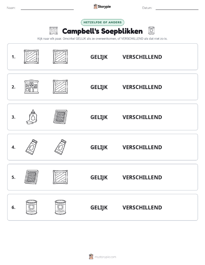 Zelfde of Verschillend