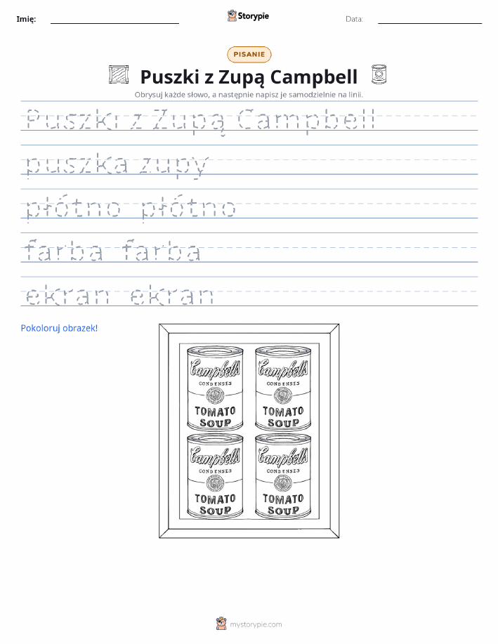 Ćwiczenie Pisania