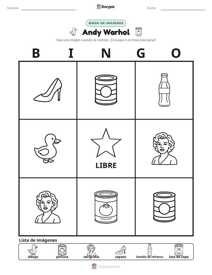 Bingo de Imágenes