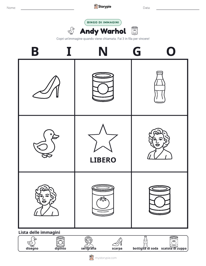 Bingo delle Immagini