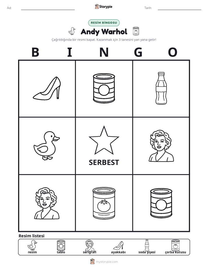 Resim Bingo