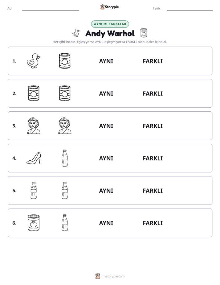 Aynı mı Farklı mı