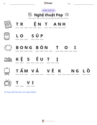 Xem trước tài liệu in sẵn Nghệ thuật Pop