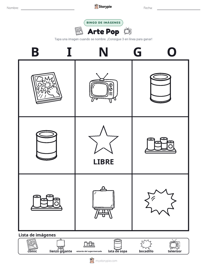Bingo de Imágenes