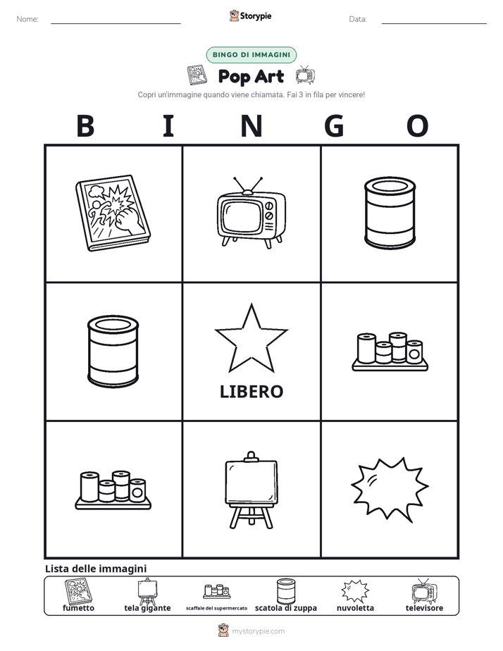 Bingo delle Immagini