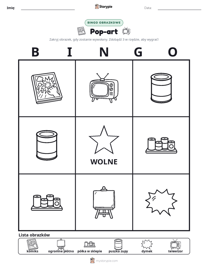 Bingo obrazkowe
